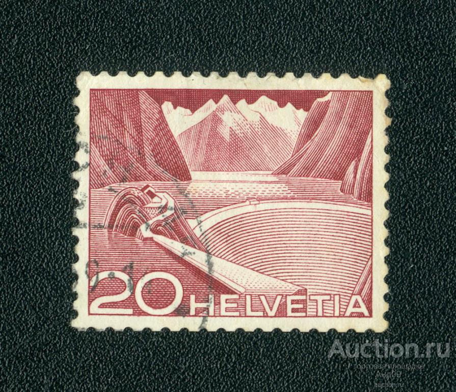 1949 г. Швейцария - Водохранилище Гримсель (s5123)