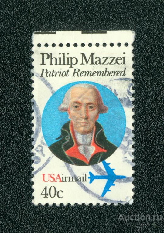 1980 г. США - Филипп Маззей, политический писатель (s5159)