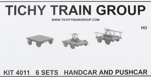 16мм (HO) путевые тележки (набор для сборки),Tichy Train