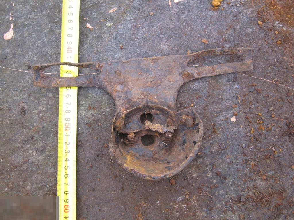 Автозапчасть кронштейн заднего номера с фонариком ГАЗ-АА, ММ 