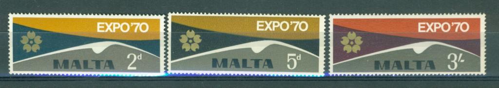 Мальта 1970 г. серия Выставка ЭКСПО 70 негашеный**