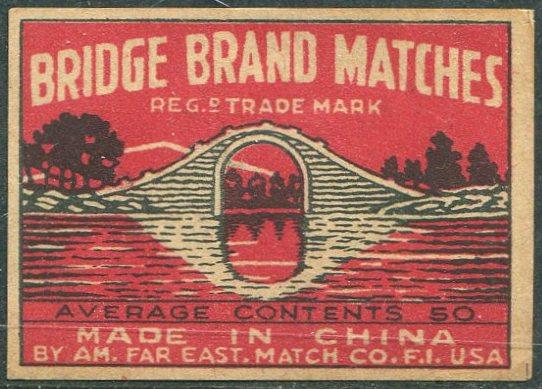 Китай МОСТ экспорт для США этикетка