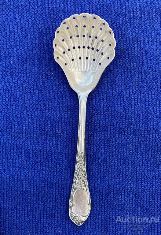 ЛОЖКА РАКОВИНА ракушка мельхиор СССР №4