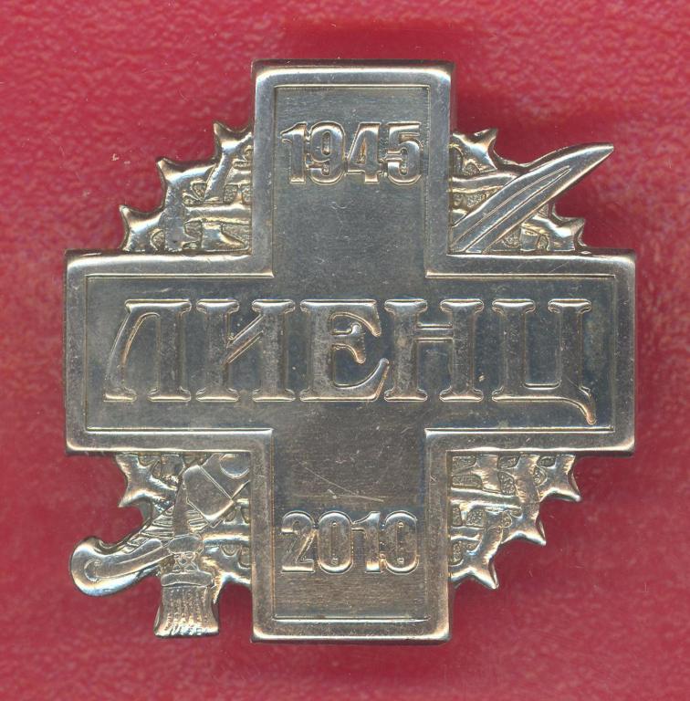 Знак Лиенц 65 лет Лиенцкой трагедии 1945 - 2010