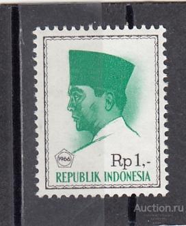 INDONESIA  ИНДОНЕЗИЯ  Король Стандарт 1966  Сост**  MNH