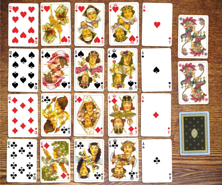 Игральные карты "Warburg Luxus Bridgekort"