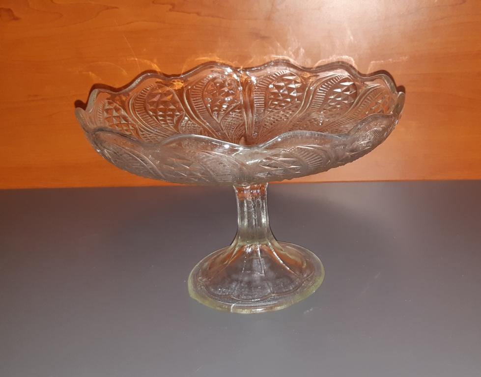 Ваза на ножке для десертов. Орнамент. СССР. 70 годы. 20 век.