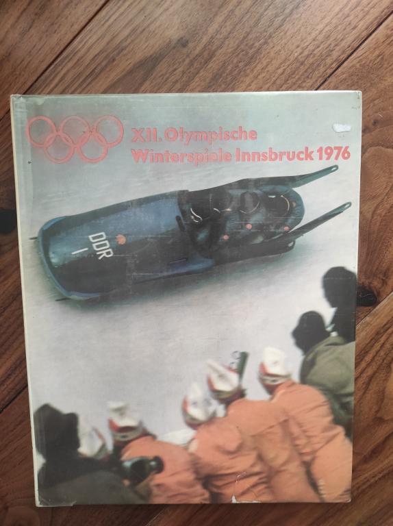 книга Зимние олимпийские игры Инсбрук, Австрия, изд. ГДР 1976