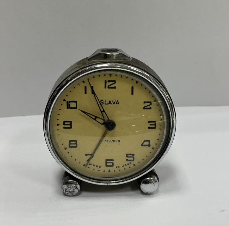Часы настольные Будильник Слава Slava