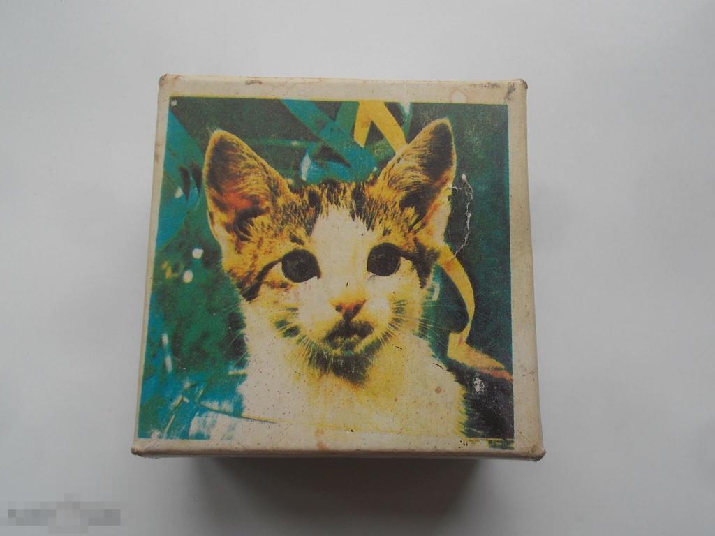 Коробка от пудры "Киска".СССР. 