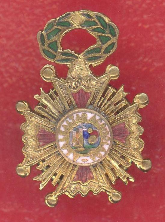 Испания фрачный знак рыцаря ордена Изабеллы Католической фрачник