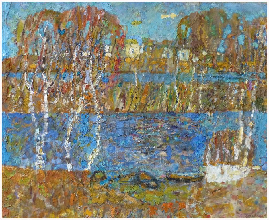Картина "Весна" 2004 г., двп, масло. Художник Бахвалов Станислав Михайлович