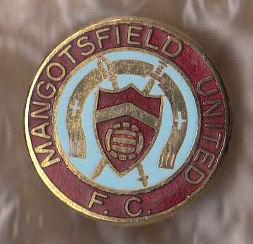Футбольный знак. Mangotsfield United Non-League Англия (родной) см.описание