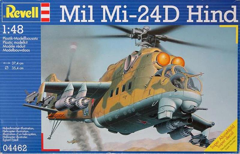 REVELL №04462. Советский боевой вертолет Ми-24Д (1/48)