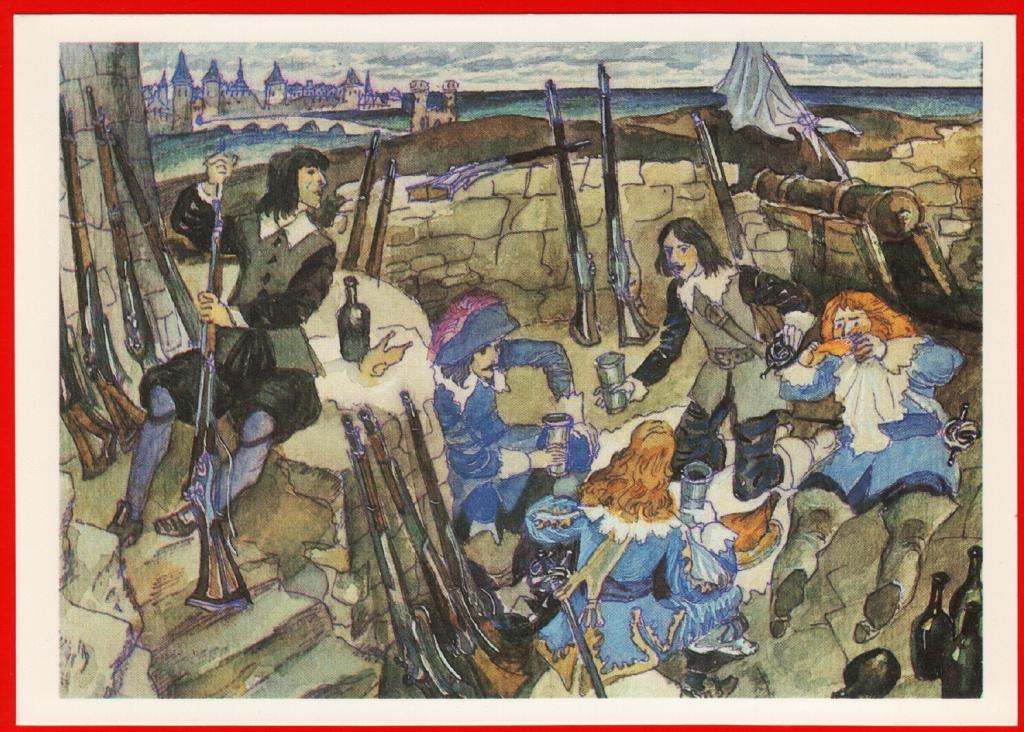 Осада ла рошели картина
