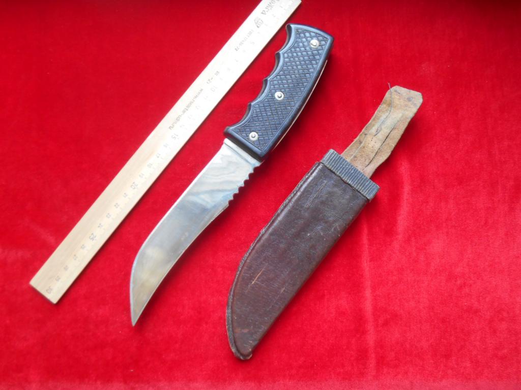 Нож Охотничий Шкуросъемный Клеймо З-д Октябрь Ворсма СССР Отличное Состояние