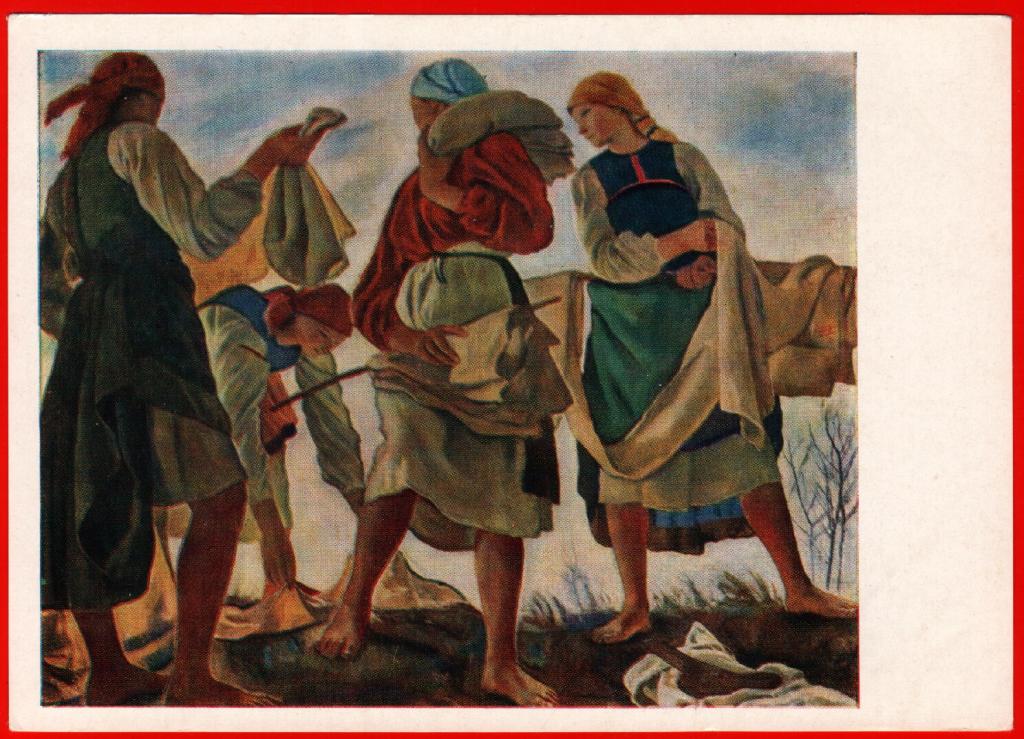 Беление холста картина