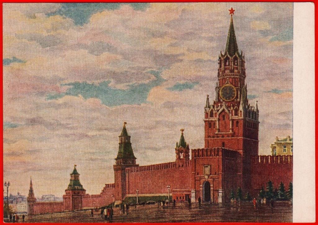 Картина спасская башня