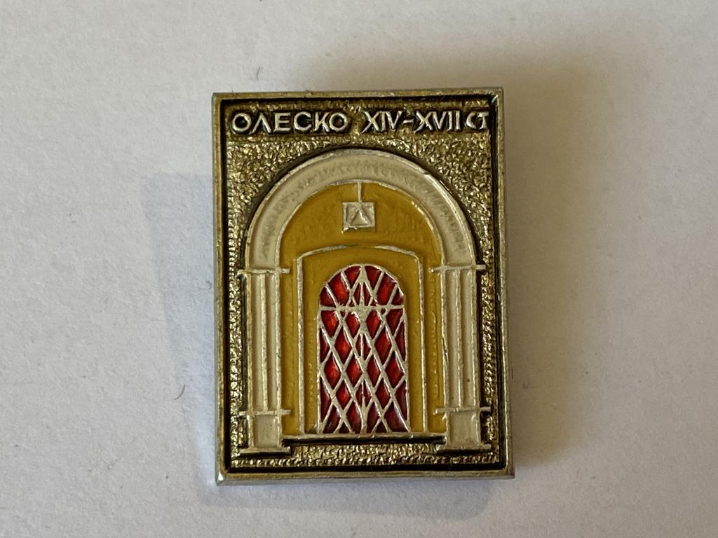 Коллекция знак значок  Олеско Лист Д 114 Более 40000 шт