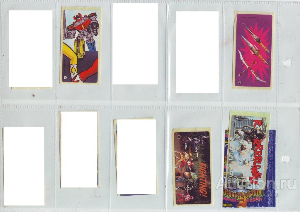 Наклейки "Power Rangers Con Autoadesivi" Dunkin