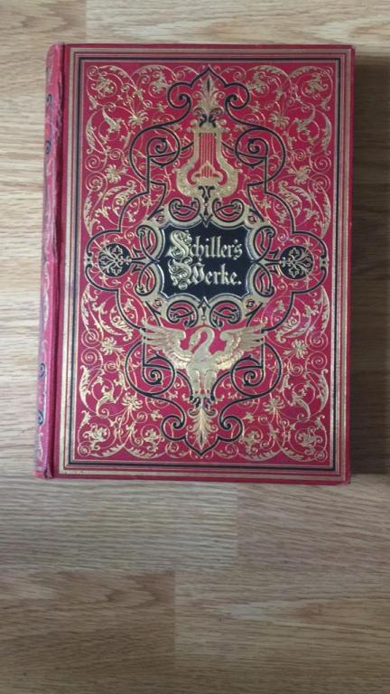 Schillers Werke Шиллер антикварная книга 4й том 1870