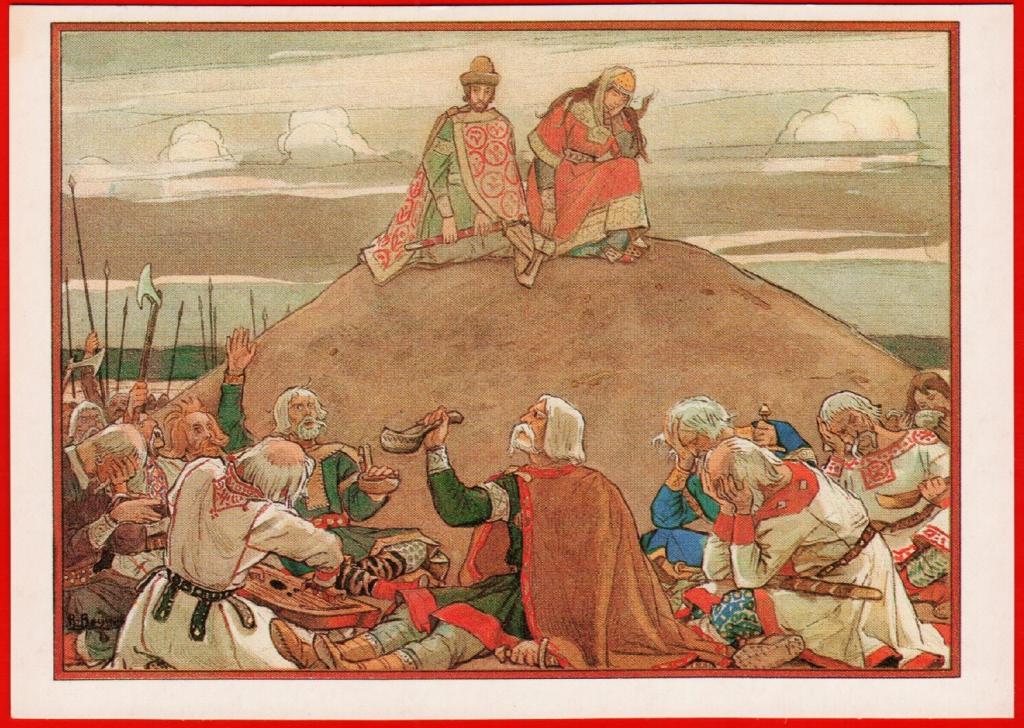 Поминки по князю олегу запечатленные на картине васнецова