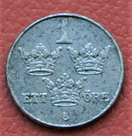 Швеция 1 эре 1950 - железо