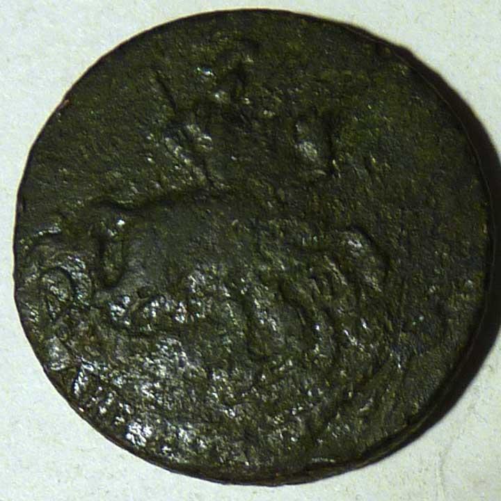 2 копейки 1766 года ММ оригинал