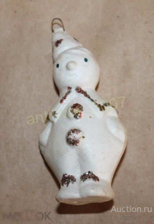 Клоун на ёлку - ёлочные игрушки 