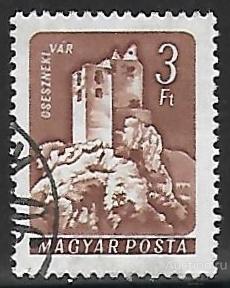Венгрия. 1960. Замки. Чеснек. Гашение.