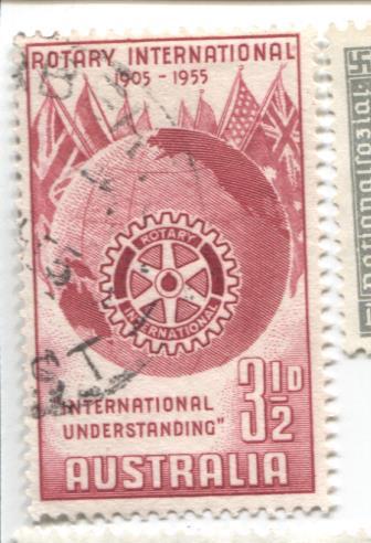 1955 Австралия Ротари клубу 50 лет.гаш