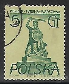 Польша. 1955. Памятники Варшавы. Гашение.