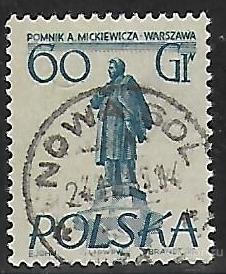 Польша. 1955. Памятники Варшавы. Гашение.