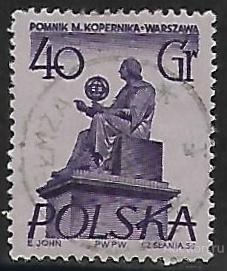 Польша. 1955. Памятники Варшавы. Гашение.
