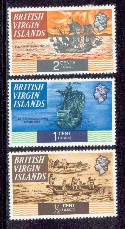 марки BRITISH VIRGIN ISLANDS 1970 Британские Виргинские острова