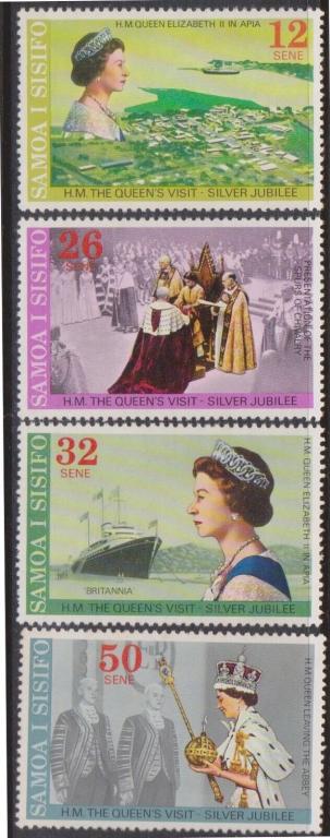 Самоа,1977**25-летие правления королевы Елизаветы