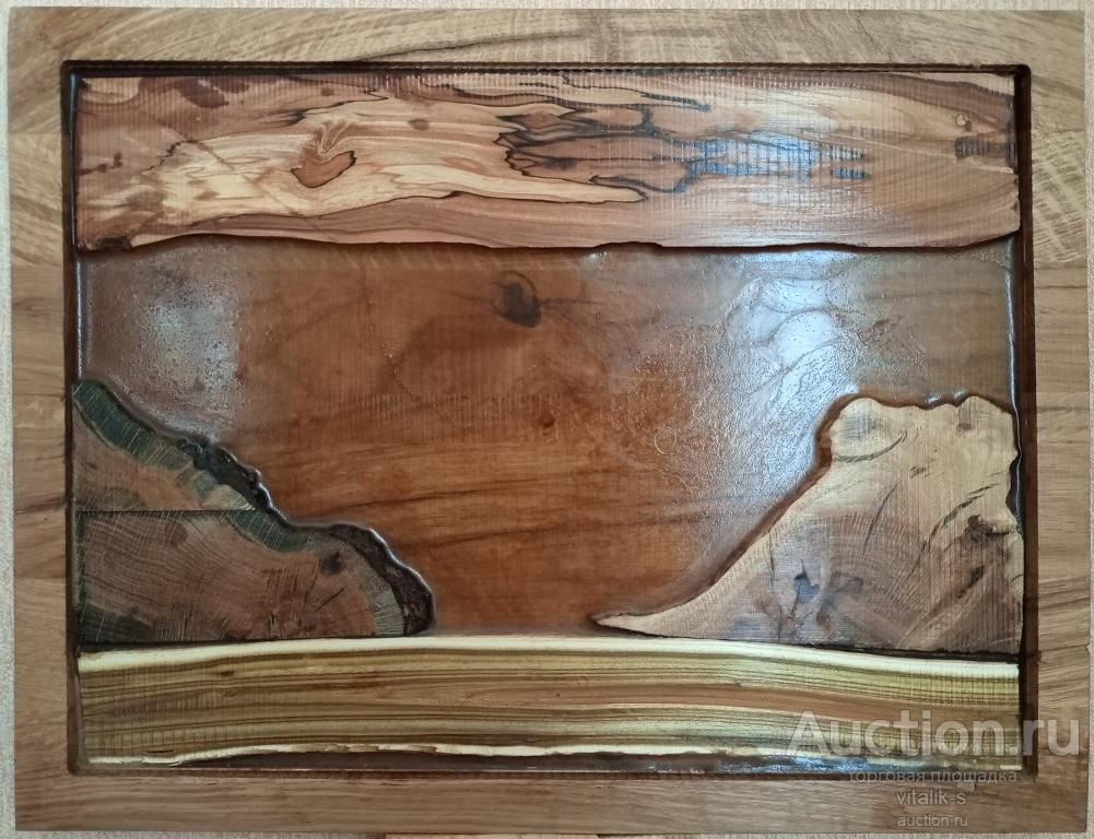 128 панно "Горы" 30 на 40 см эксклюзив