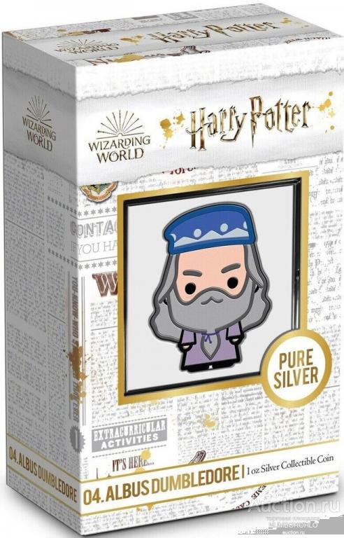 Ниуэ 2 доллара, 2020 Тиби - Гарри Поттер /Альбус Дамблдор/