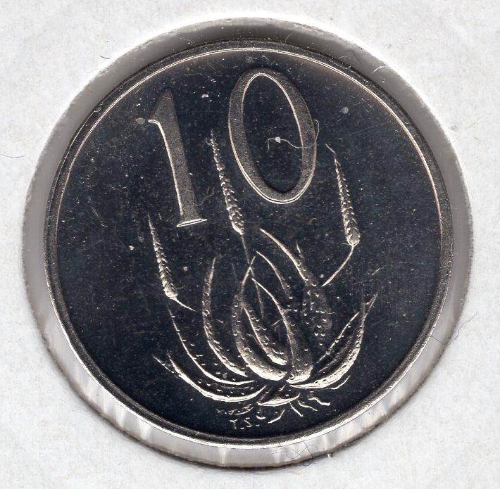 10 центов - ЮАР - 1980 - Алоэ - KM#85