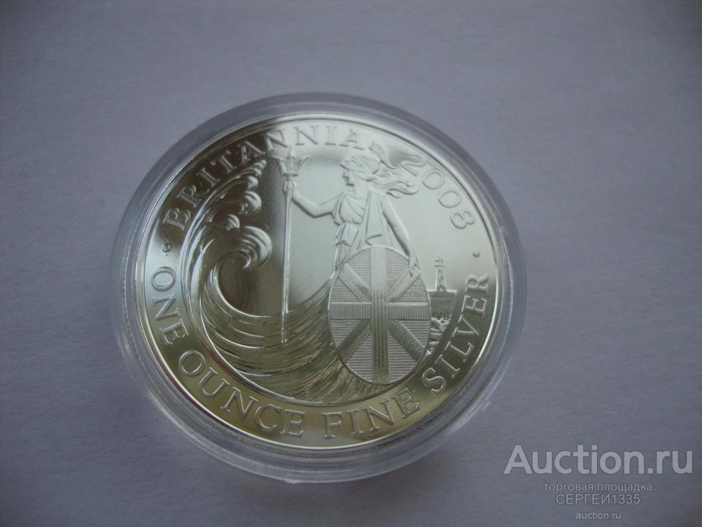 Великобритания 2 фунта 2008 Британия СЕРЕБРО 32,45 гр d-40мм #2