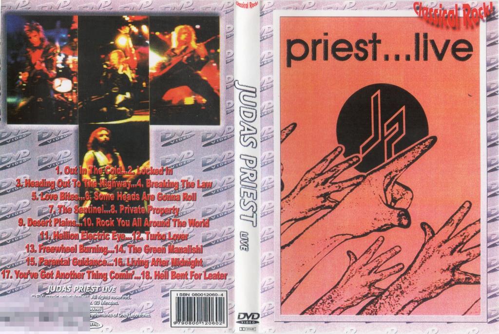 JUDAS PRIEST - Priest...live ( DVD –R ) Heavy Metal  (RU)  Сост. "LIKE NEW"