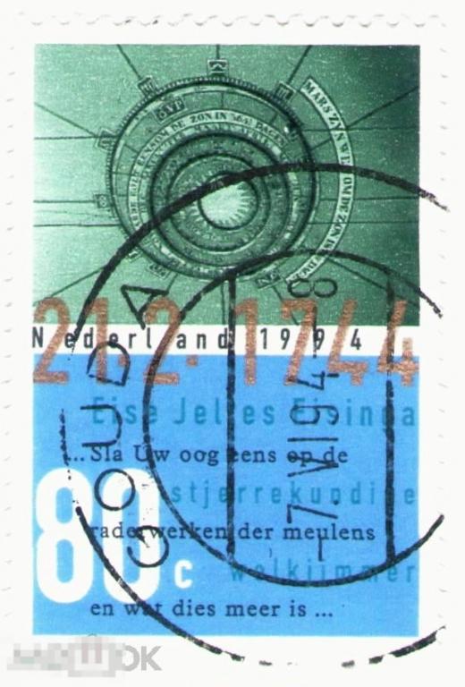 Нидерланды, 1994, планетарий Космос Наука Астрономия Физика 