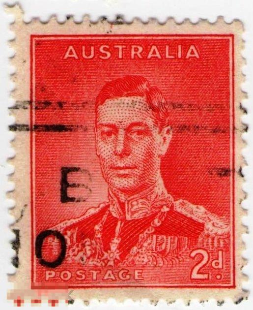 АВСТРАЛИЯ 1937 СТАНДАРТ КОРОЛЬ ГЕОРГ VI МОНАРХИ ПЕРСОНЫ 
