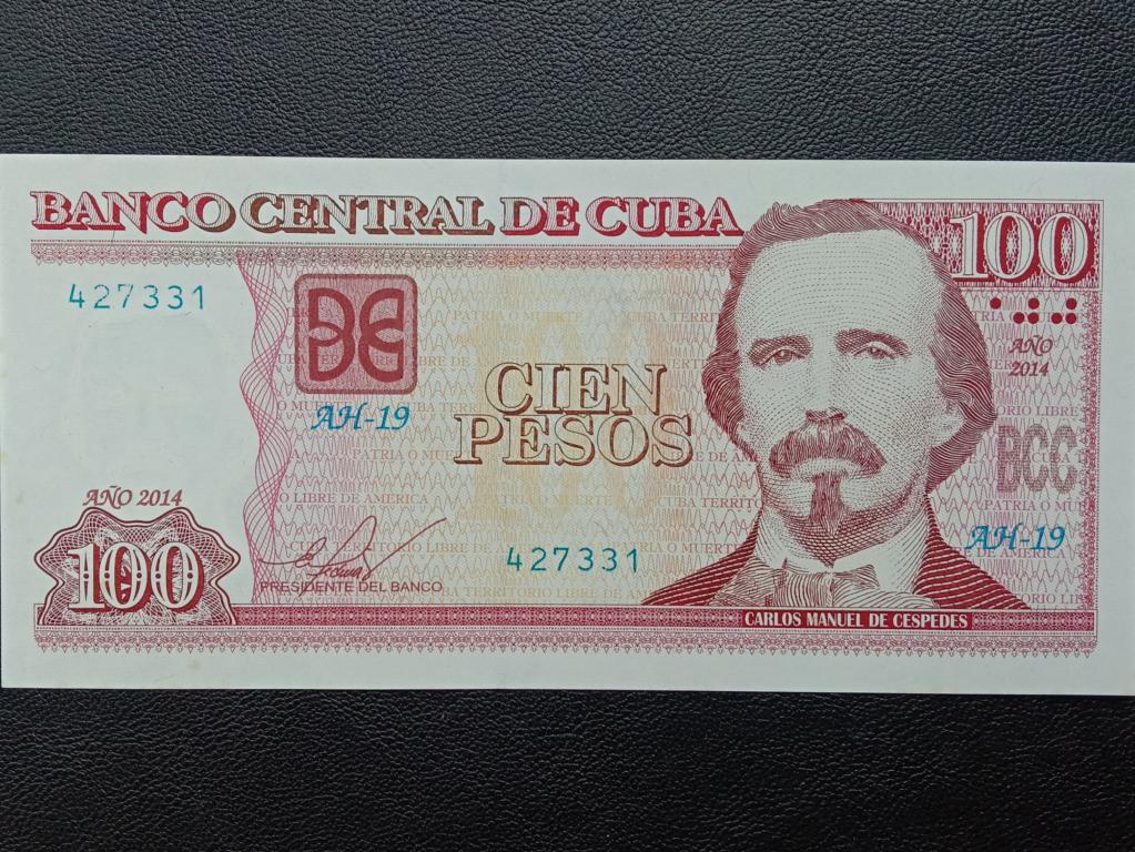 Куба 100 песо 2014г.    аUNC    Р.129f