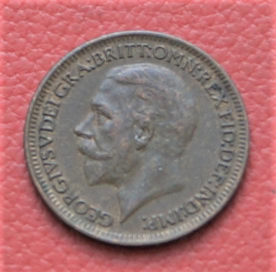 Великобритания 1 фартинг 1928 - Георг Пятый