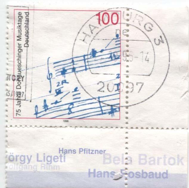 1996 Германия Дни музыки в Донауэшингене.гаш