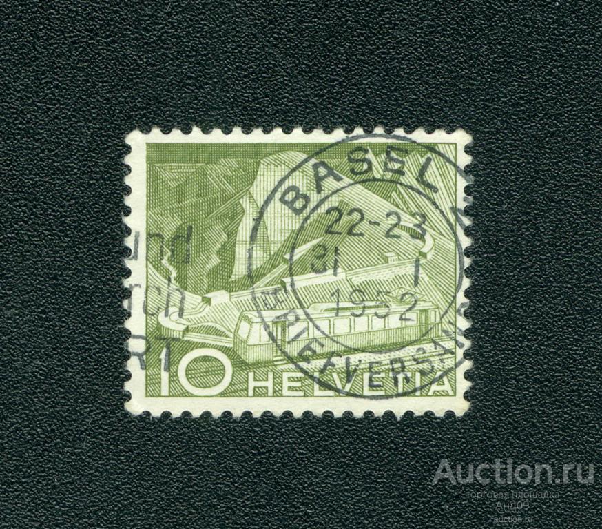 1949 г. Швейцария - Горная железная дорога в Роше-де-Найе (s5373)