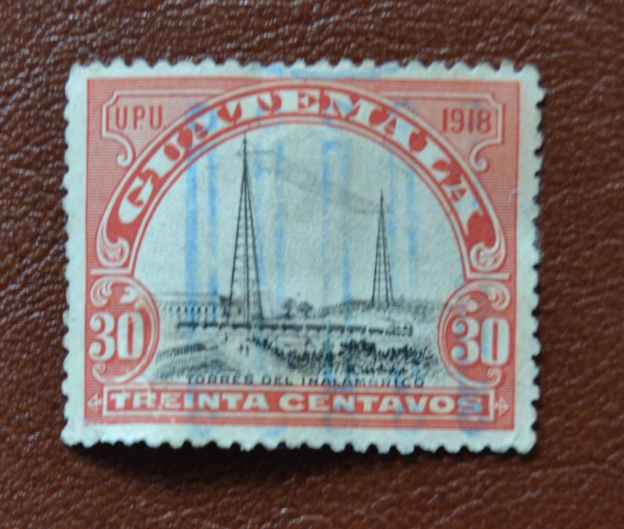 Гватемала  1918 год Связь Радиовышки  Гаш