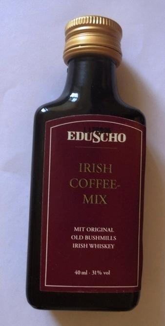 Мини бутылочка виски eduscho irish coffee mix 40 мл 31%