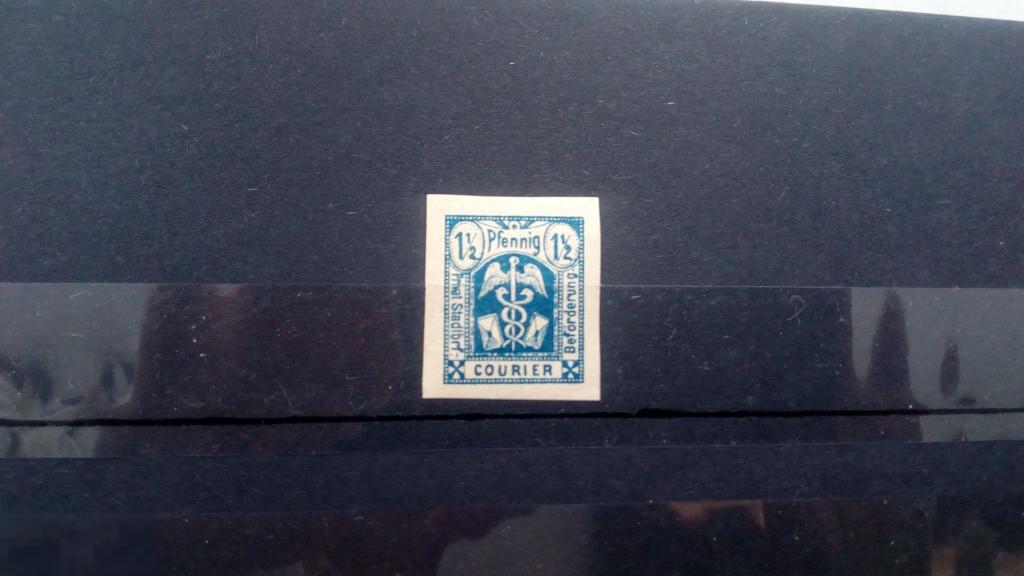 Германия, 1890  /Magdeburg/ Магдебург 1886  Privatpost,приватная,курьерская почта,локал 